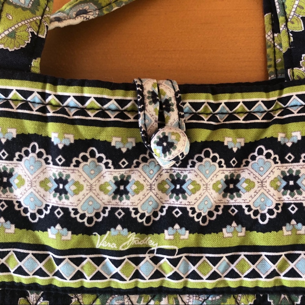 Vera Bradley Tote/Shoulder Bag - Cambridge Pattern - Picture 4 of 8